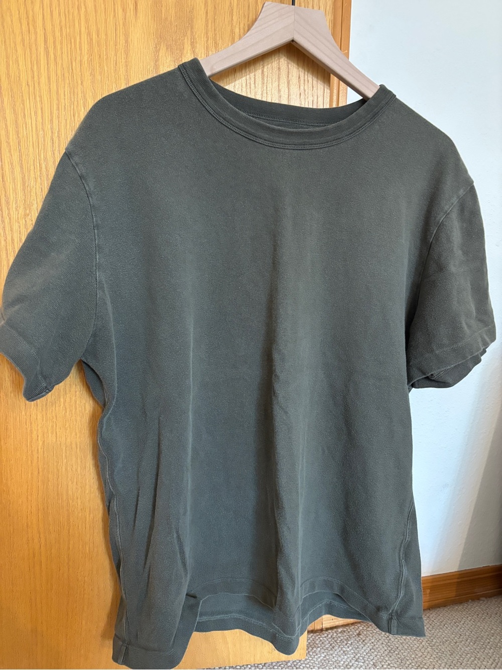Buck Mason Olive Green Short Sleeve Crewneck Tee